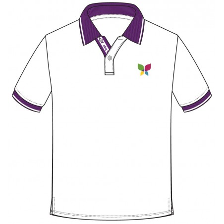 White Polo T.Shirt -- [PRE-K - KG2]