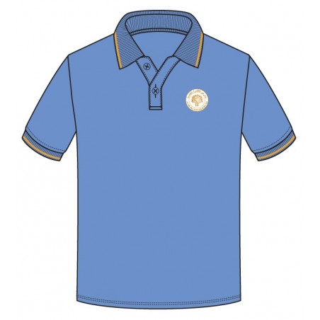 Skyblue Polo T.Shirt SL  -- [KG1 - GRADE 5]