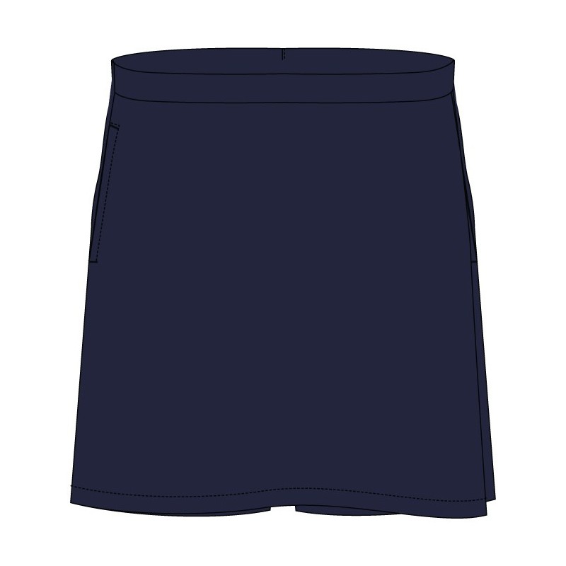 Navy Blue Hairline Skort -- [KG1 - KG2]
