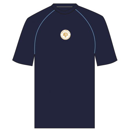 Navy Blue [ P.E ] T.Shirt -- [KG - GRADE 12]
