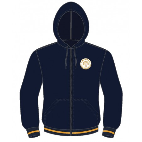 Navy Blue Fleece Hoodie -- [KG1 - GRADE 12]