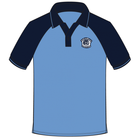 Sky Blue Polo T.Shirt -- [PRE K - KG2]