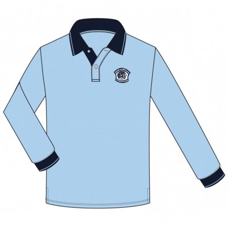 F/SL Light Blue Polo T.Shirt -- [GRADE 1 - GRADE 5]