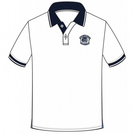 S/SL White Polo T.Shirt -- [GRADE 6 - GRADE 12]