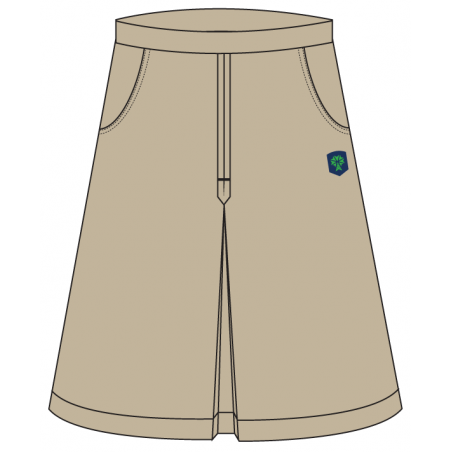 تنورة - طول الركبة -- [إبتدائي]