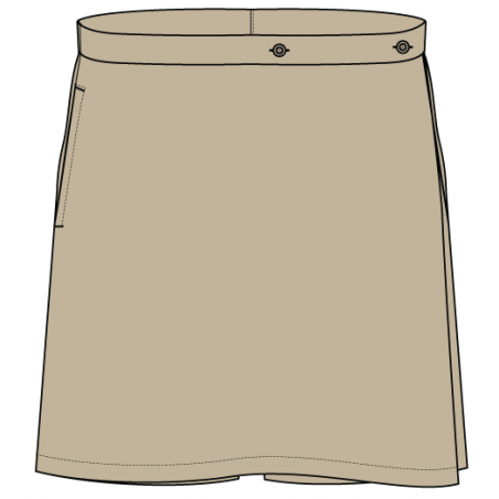 تنورة مع شورت -- [مرحلة رياض الأطفال]