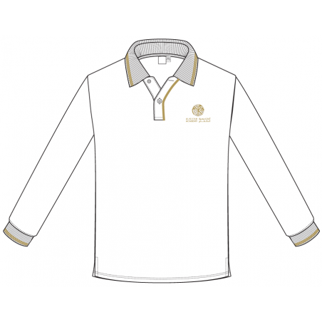 تي شيرت بولو - كم طويل -- [إبتدائي - الثانوي]