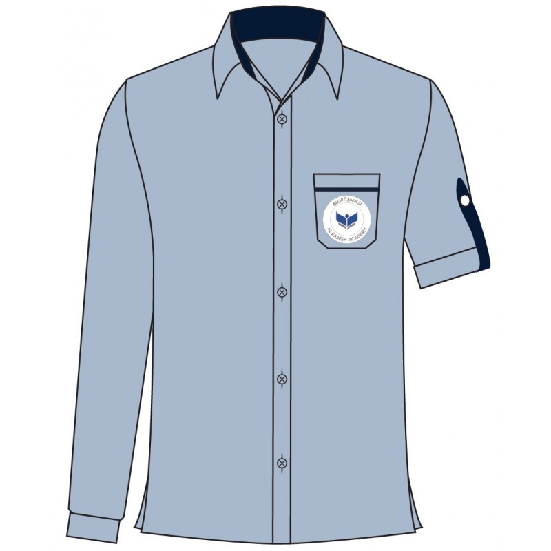 Foldable Light Blue Shirt -- [GRADE 7 - GRADE 11]