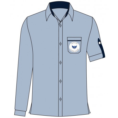 Foldable Light Blue Shirt -- [GRADE 7 - GRADE 11]