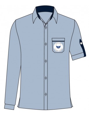 Foldable Light Blue Shirt -- [GRADE 7 - GRADE 11]
