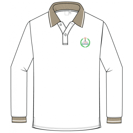 FSL White Polo T.Shirt -- [KG, PRIMARY & SECONDARY]