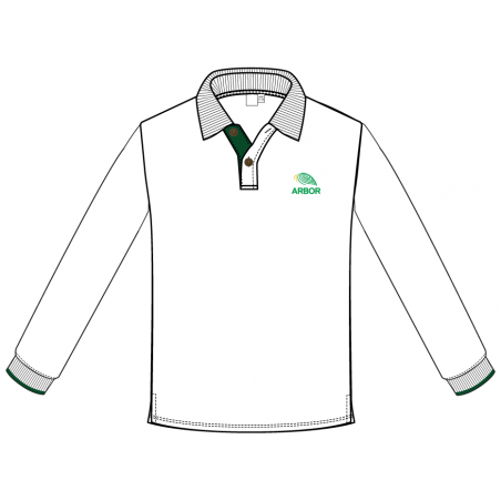 FSL Polo White -- [6th Form]