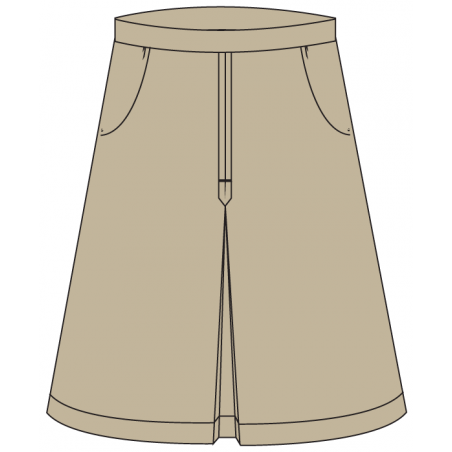 Skirt - Knee Length -- [Secondary]