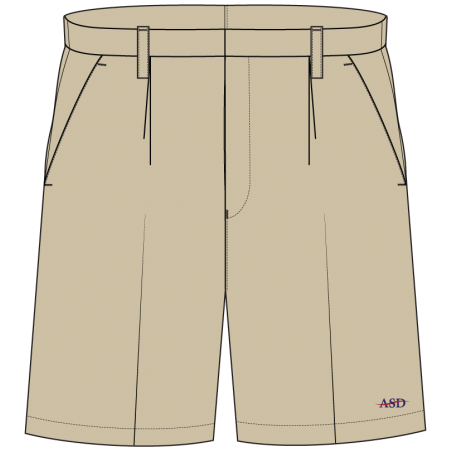 Khaki Bermuda (Cotton) -- [Elementary & Middle School]