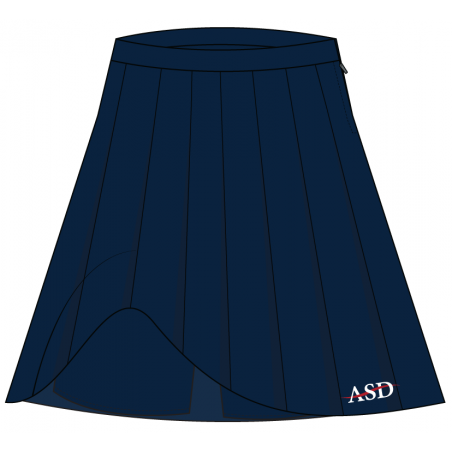Navy Skirt w Short (Lycra) -- [Middle School]