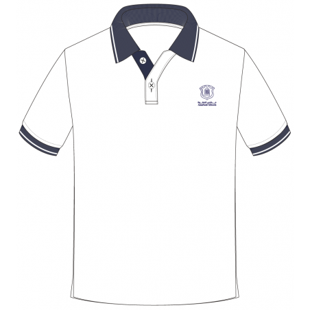 SSL White Polo T.Shirt -- [GRADE 1 - GRADE 6]