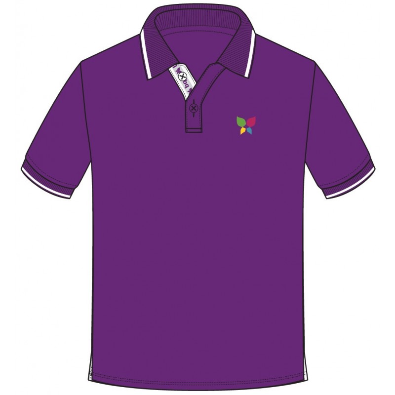 Purple S/S Polo T.Shirt -- [GRADE 1 - GRADE 2G/6B]