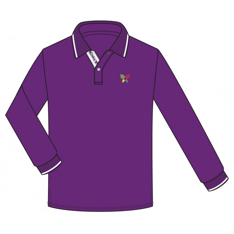 Purple F/S Polo T.Shirt -- [GRADE 3 - GRADE 6]