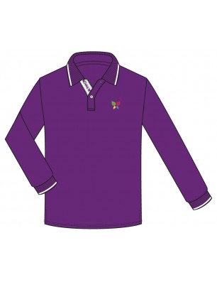 Purple F/S Polo T.Shirt -- [GRADE 3 - GRADE 6]