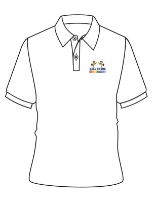 White Polo [ P.E ] T.Shirt -- [NURSERY]