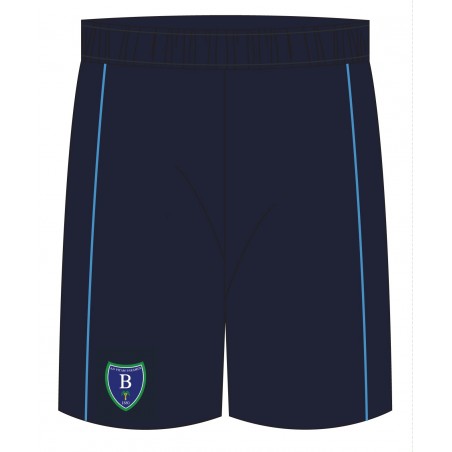 Navy Blue PE Short With Logo