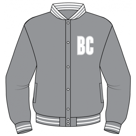 Grey Varsity Jacket -- [YEAR 1 - YEAR 8]