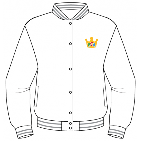 White Varsity Jacket -- [NURSERY]
