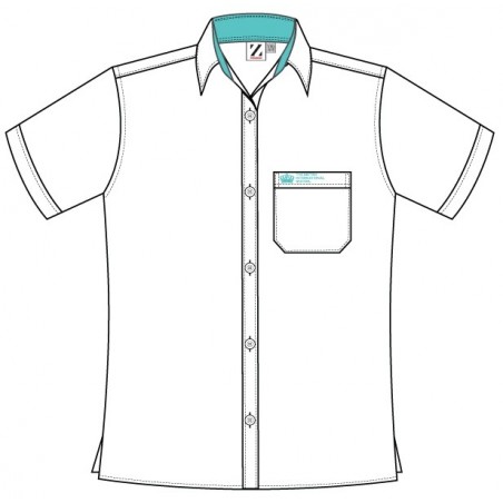 White Blouse With Logo