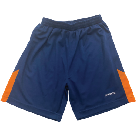 Navy Blue/Orange [ P.E ] Short -- [PRE-K - KG2]