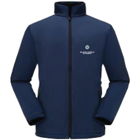 Navy Blue Fleece Jacket (FSL) -- [PRE-K - GRADE 10]