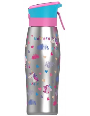 Unicorn 600ml Steel Water Bottle