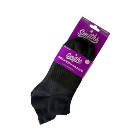 Smith’s Performance Mid-Cut Socks – Black (3 Pack)