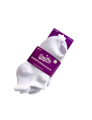 Low-Cut Socks – White (3 Pack)