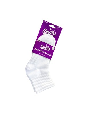 Low-Cut Grip Socks – White (3 Pack)