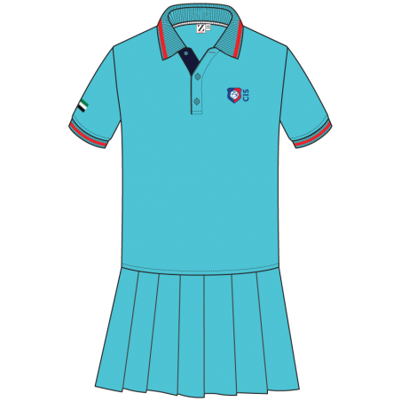 Teal Polo Dress -- [Pre-K - KG2]
