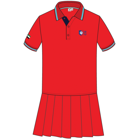 Red Polo Dress -- [Pre-K - KG2]