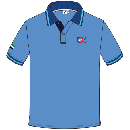 Sky Blue Polo T.Shirt -- [GRADE 1 - GRADE 5]