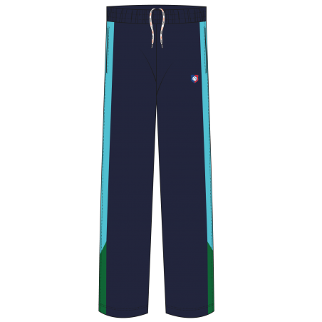 Teal Green Panel [ P.E ] Track Pants -- [Pre-K - GRADE 12]