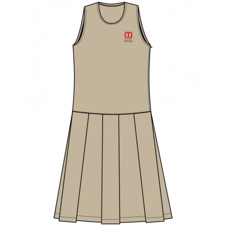 Khaki Pinafore-- [PRE KG - GRADE 5]