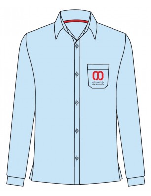 F/S Skyblue Shirt -- [GRADE 3 - GRADE 12]