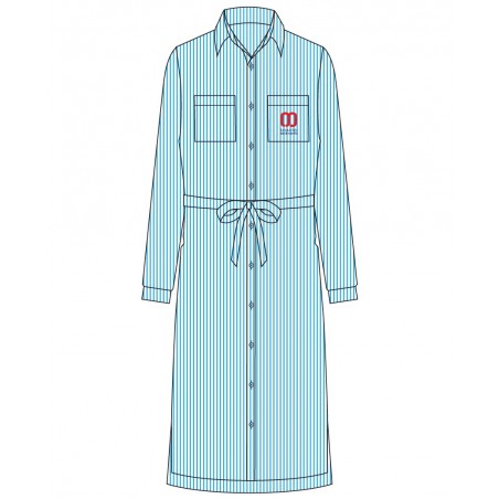 Stripe Long Dress -- [GRADE 9 - GRADE 12]