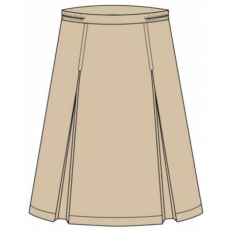 تنورة كاكي -- [الصف 1 -  الصف 5]