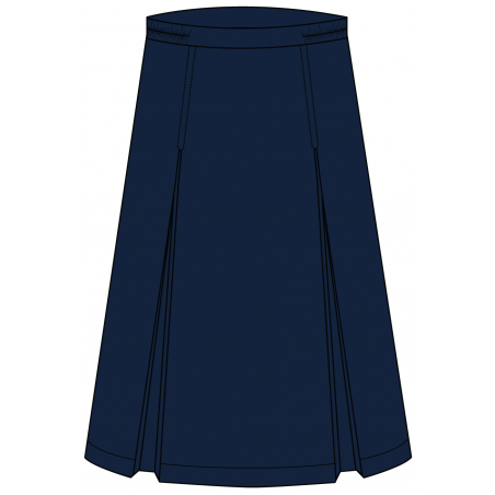 تنورة كحلي  - طويلة -- [الصف 6 -  الصف 12]