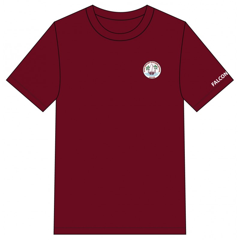 Maroon HC T.Shirt -- [FS1 - YEAR 6]