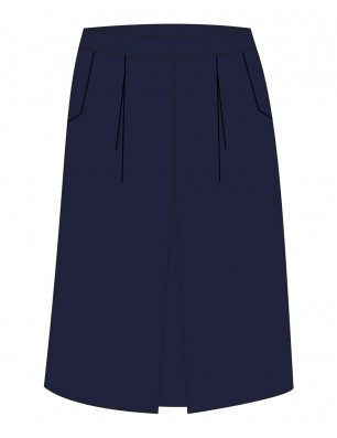 Navy Blue Skirt -- [GRADE 6 - GRADE 12]