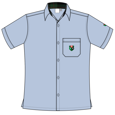 Greyish Blue Shirt [SENIOR] -- [GRADE 11 & GRADE 12]