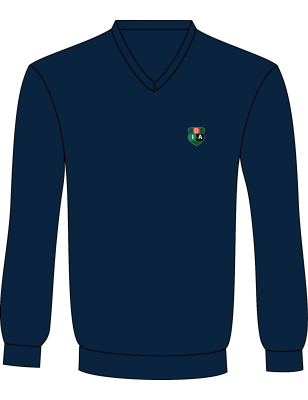 Navy Blue V-Neck Sweater<br/>[PRE-KG - GRADE 12]