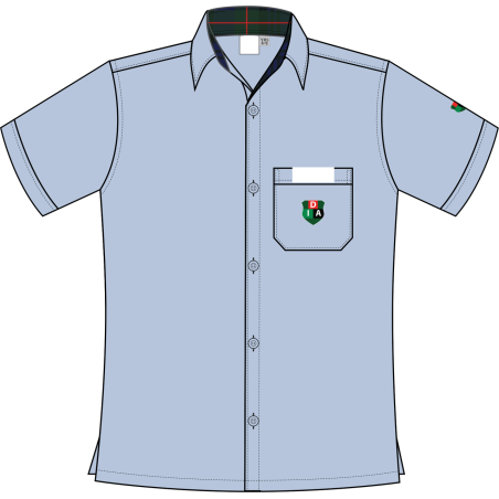 Greyish Blue Shirt [SENIOR]  -- [YEAR 12 & YEAR 13]