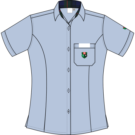 Greyish Blue Blouse [SENIOR]  -- [YEAR 12 & YEAR 13]