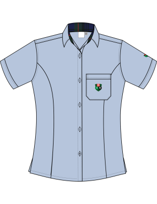 Greyish Blue Blouse <br/>[YEAR 7 - YEAR 11]